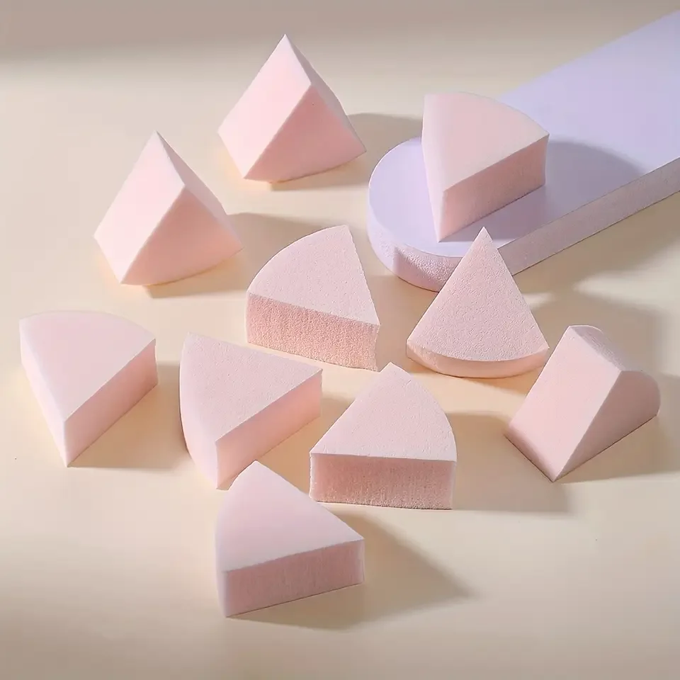 Beauty Makeup Face - 50pcs Triangle Makeup Blender Sponges For