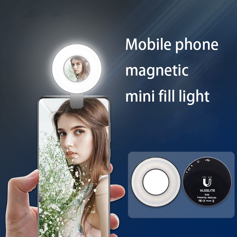 Beauty Makeup Video - W36 Cell Phone Fill Light Live