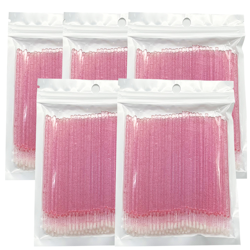 Beauty Makeup Vanity - 100pcs Eyelash Cleaning Brushes Micro Cotton