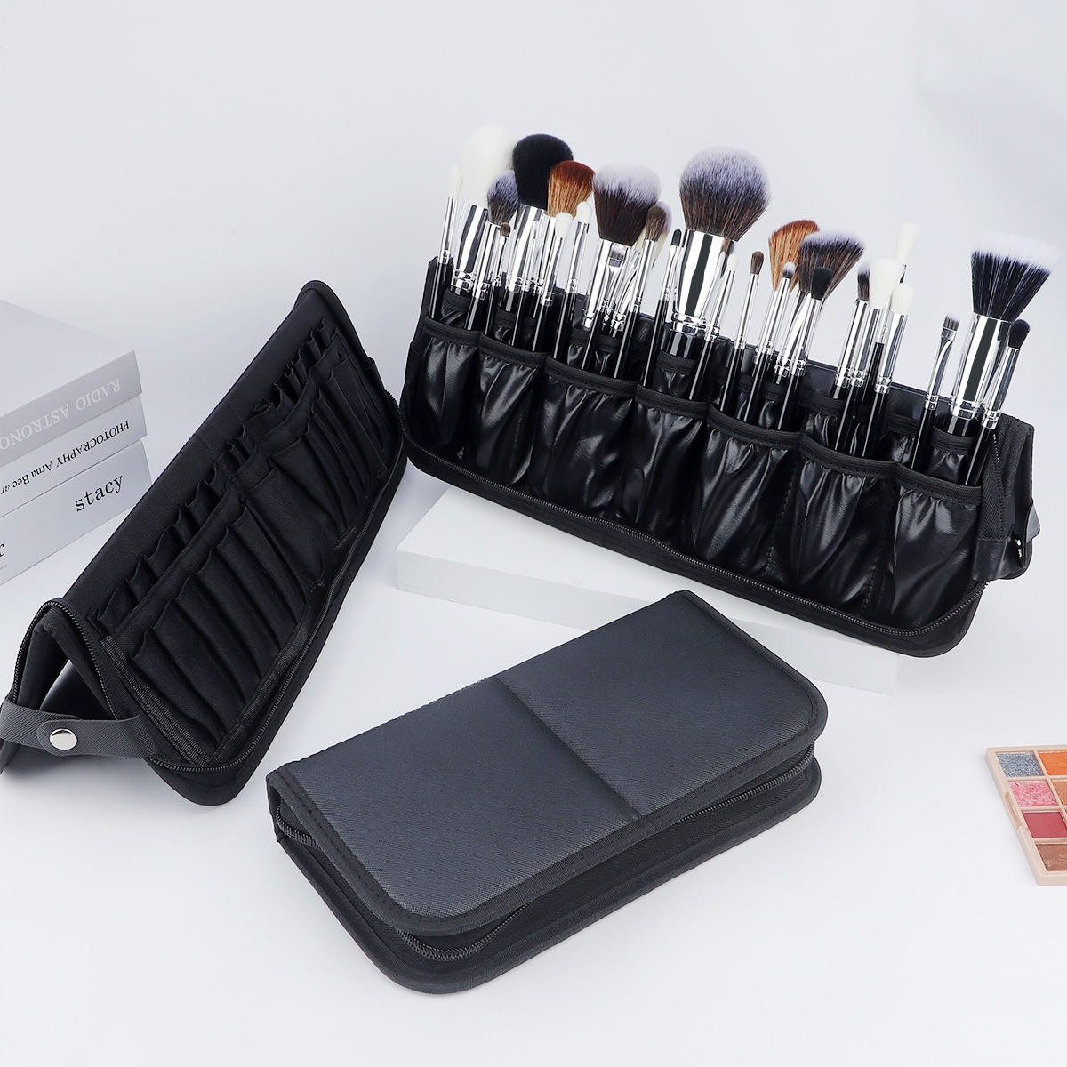 Large Black Foldable Makeup Ba - Beauty Makeup Organizer incelemesi ve fiyatı