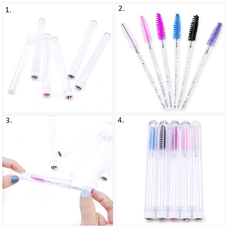 New Reusable Eyelash Brush Tub - Beauty Makeup Youtube incelemesi ve fiyatı