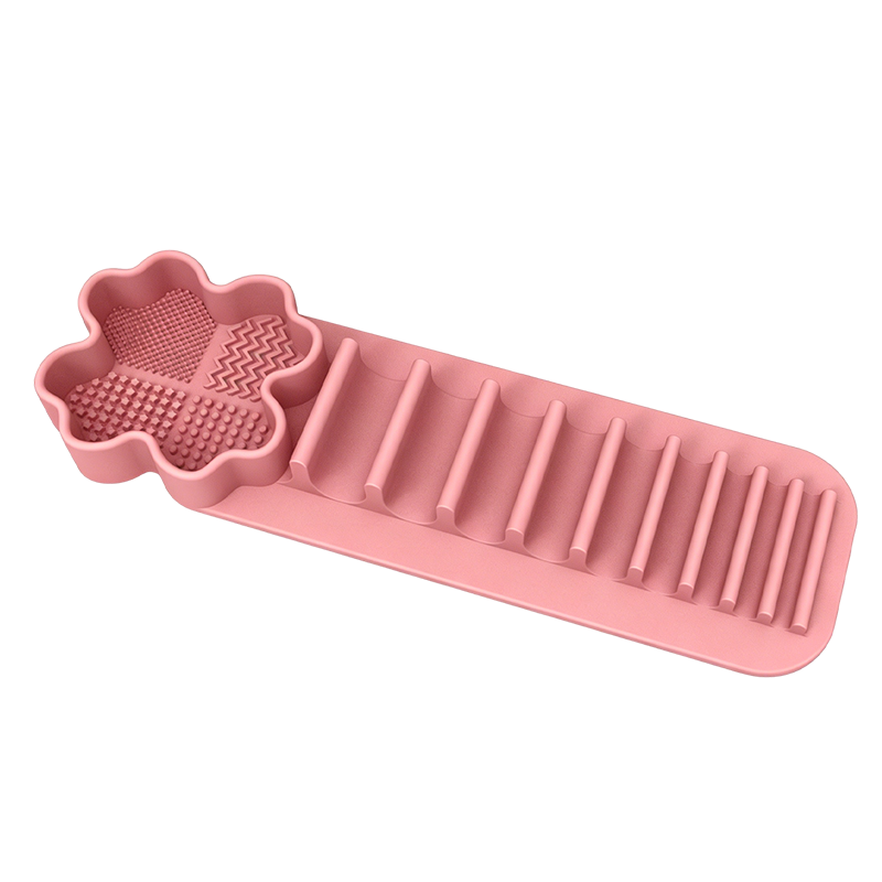 21.66×7.1cm Pink Silicone Make - Beauty Makeup Organizer incelemesi ve fiyatı