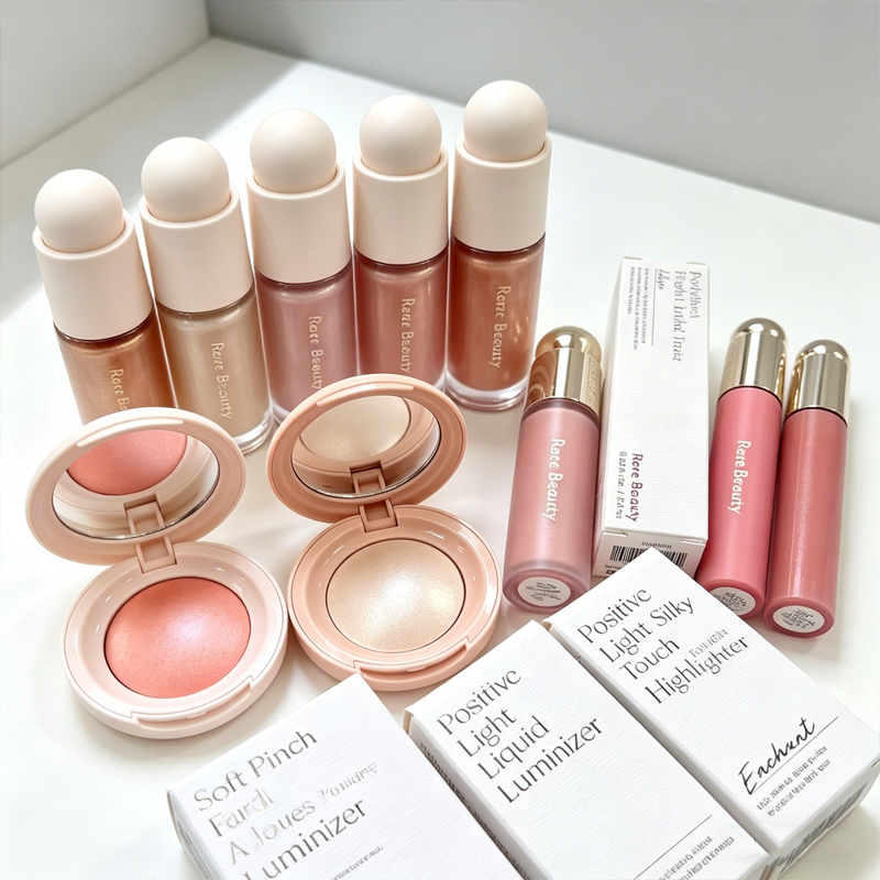 Rare Beauty Powder Blush Highl - Rare Beauty Makeup Kit incelemesi ve fiyatı