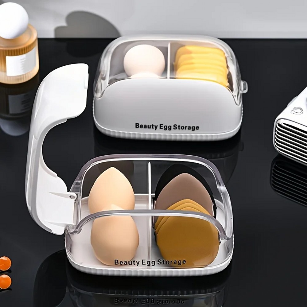 Transparent Lid Makeup Blender - Beauty Makeup Organizer incelemesi ve fiyatı