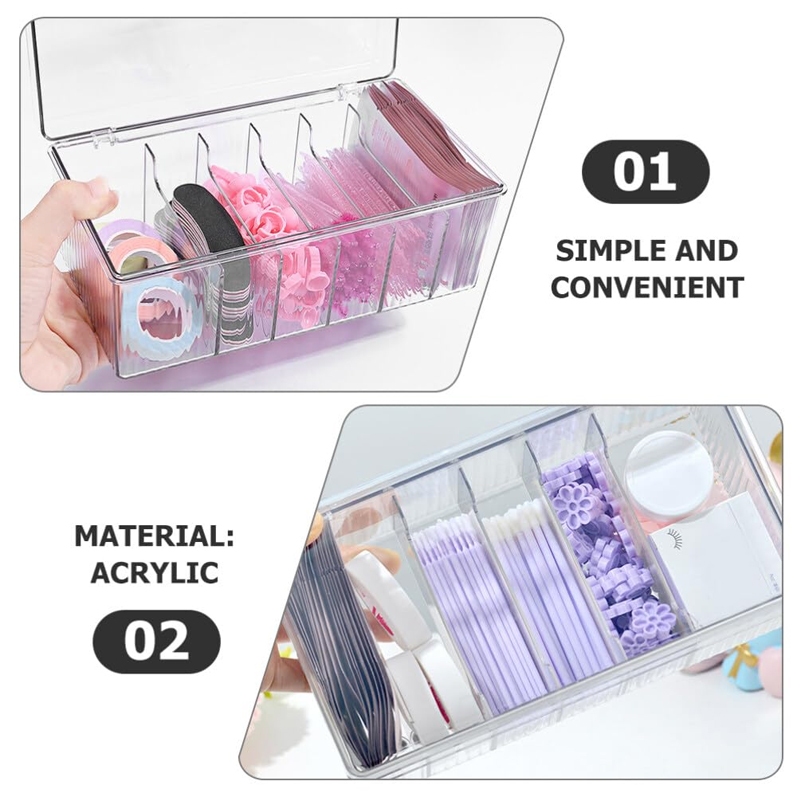 Transparent Eyelash Beauty Org - Beauty Makeup Organizer incelemesi ve fiyatı