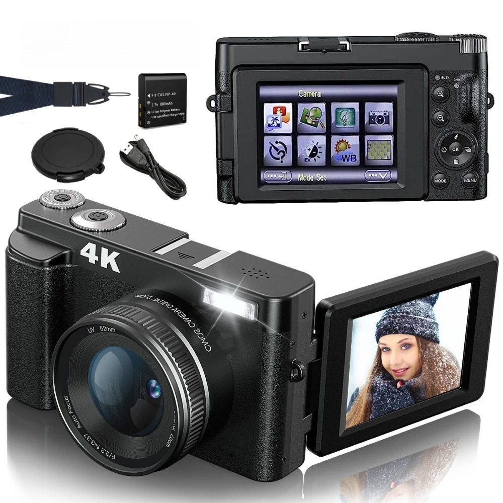 4K 48MP Compact Vlogging Camer - Beauty Makeup Video incelemesi ve fiyatı