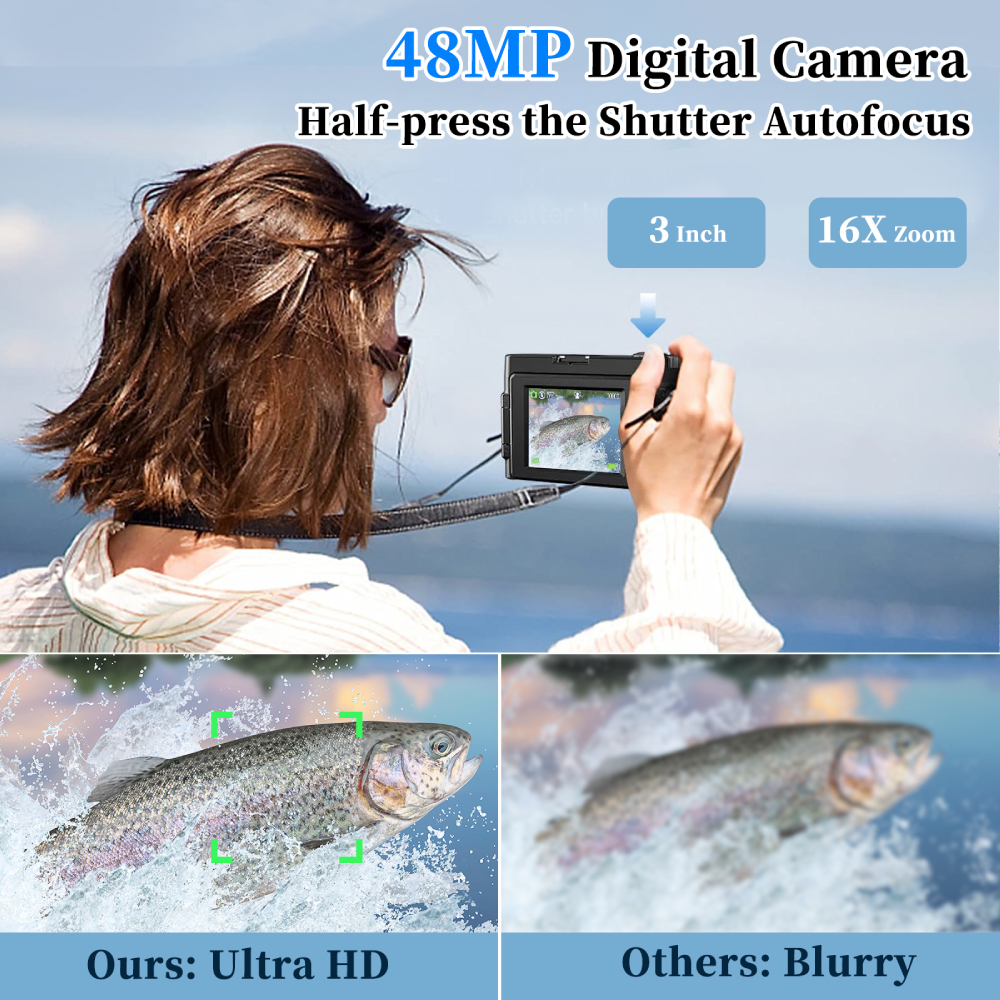 4K 48MP Compact Vlogging Camer - Beauty Makeup Video incelemesi ve fiyatı