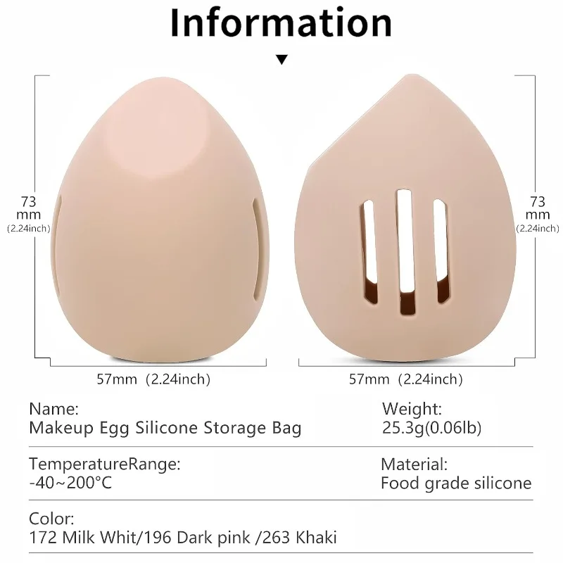 Silicone Beauty Egg Breathable - Beauty Makeup Organizer incelemesi ve fiyatı
