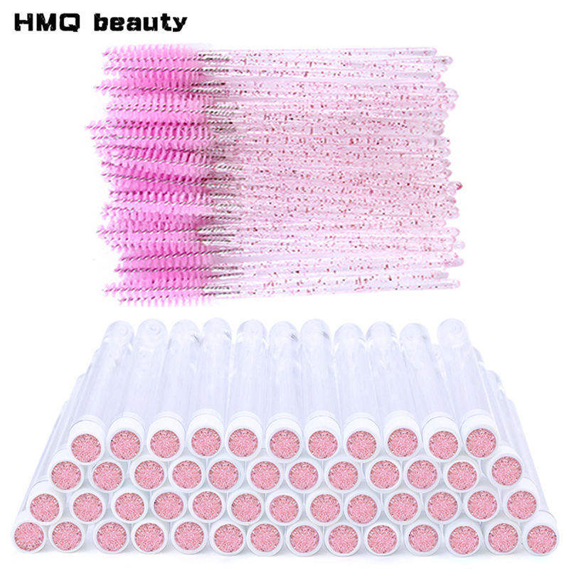 100PCS Disposable Eyelash Brus - Beauty Makeup Youtube incelemesi ve fiyatı