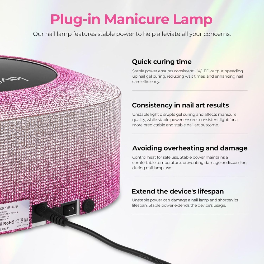 54W UV LED Nail Lamp with Dual - Gel Nail Polish incelemesi ve fiyatı