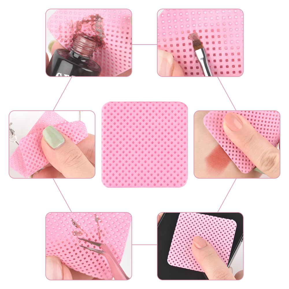 175/200Pcs Pink Lint-Free Nail - Gel Nail Polish incelemesi ve fiyatı