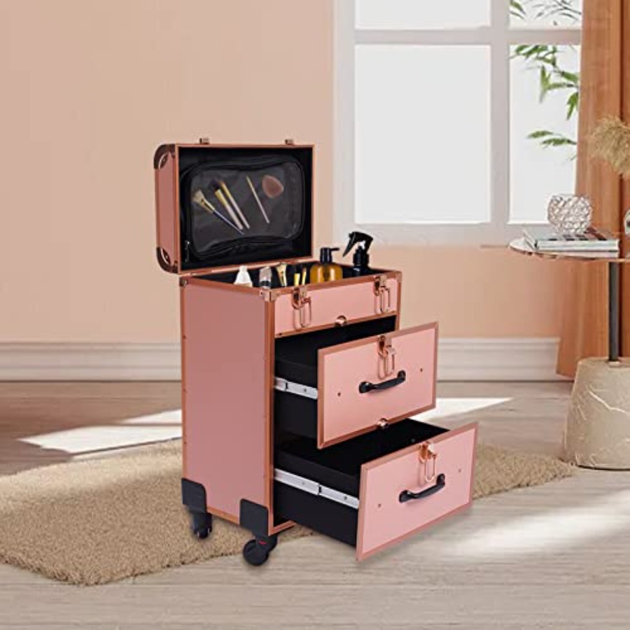 3-Tier Aluminum Rolling Makeup - Beauty Makeup Organizer incelemesi ve fiyatı
