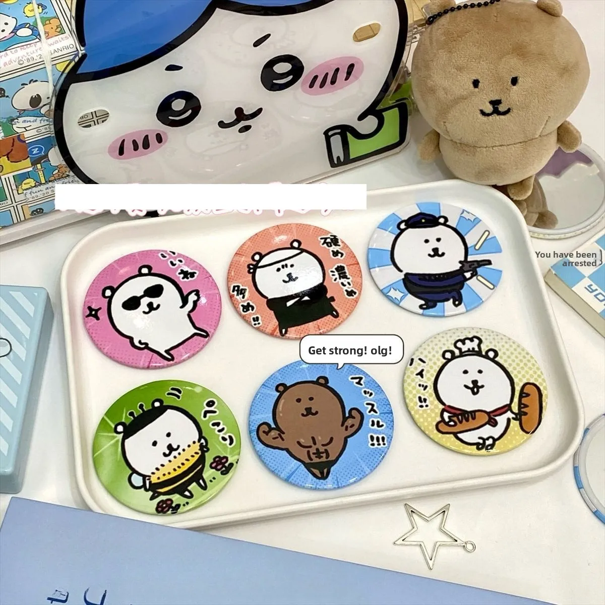 Joke Bear Round Compact Mirror - Beauty Makeup Vanity incelemesi ve fiyatı