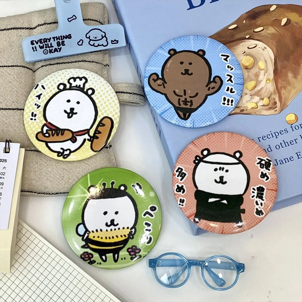 Joke Bear Round Compact Mirror - Beauty Makeup Vanity incelemesi ve fiyatı