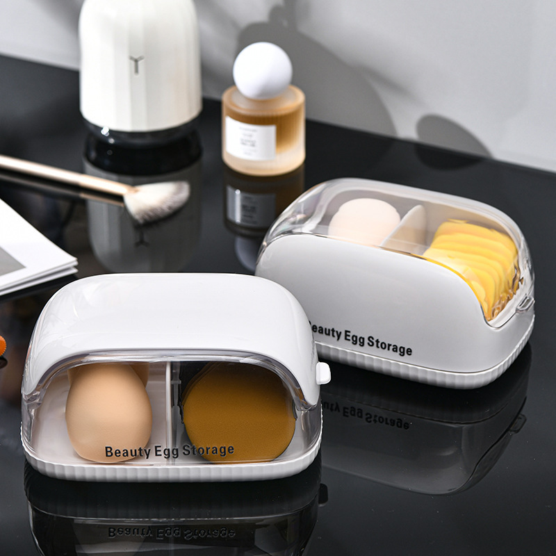 Makeup Sponge Storage Box with - Beauty Makeup Organizer incelemesi ve fiyatı