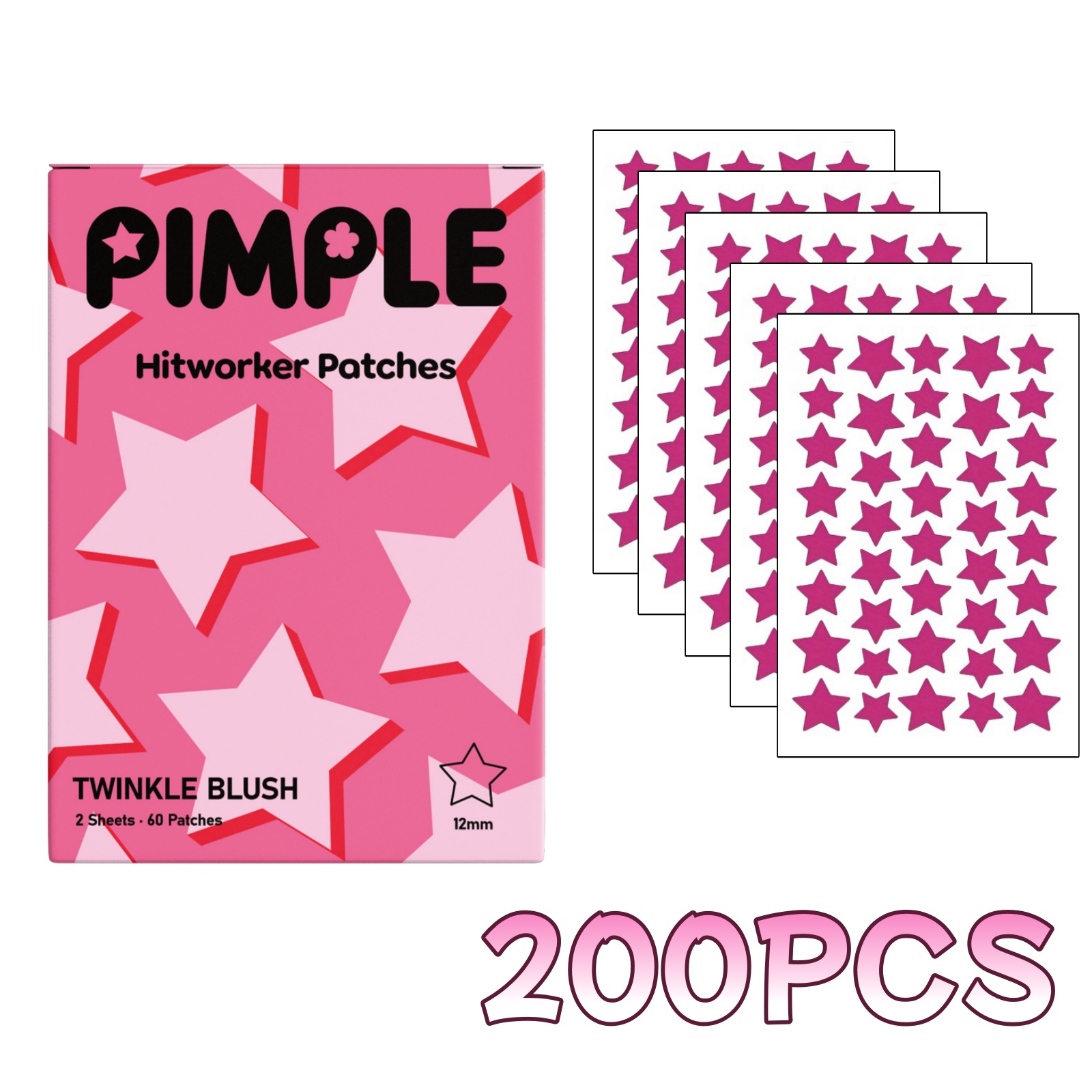 200PCS Rose Red Star-shaped In - Anti-Aging Face Cream incelemesi ve fiyatı