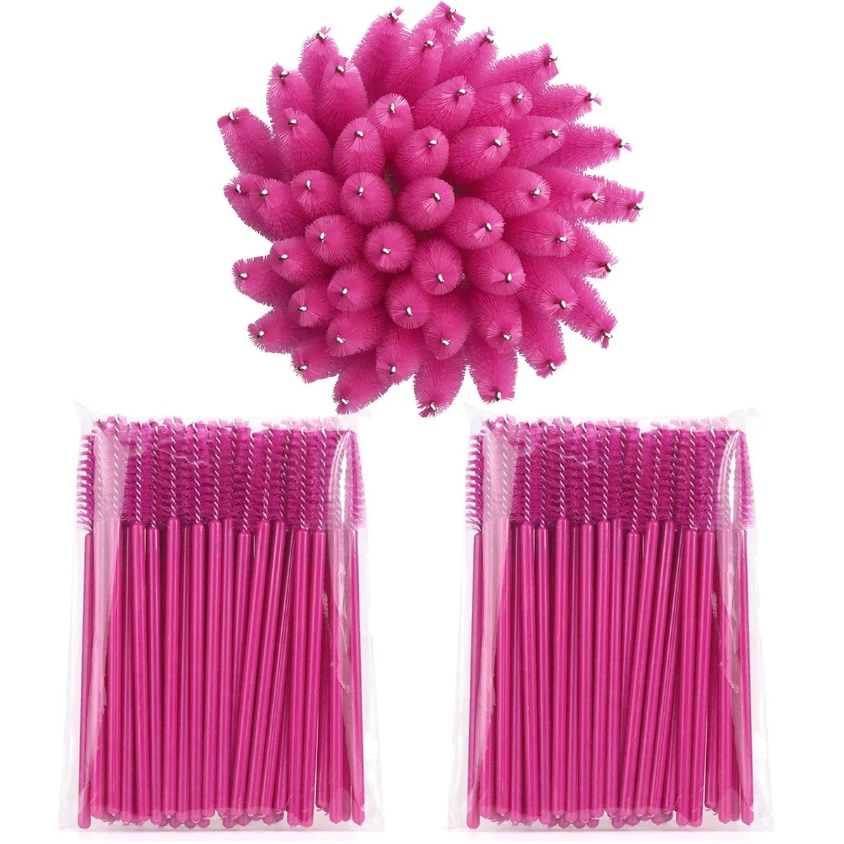 100pcs Disposable Eyelash Brus - Beauty Makeup Vanity incelemesi ve fiyatı