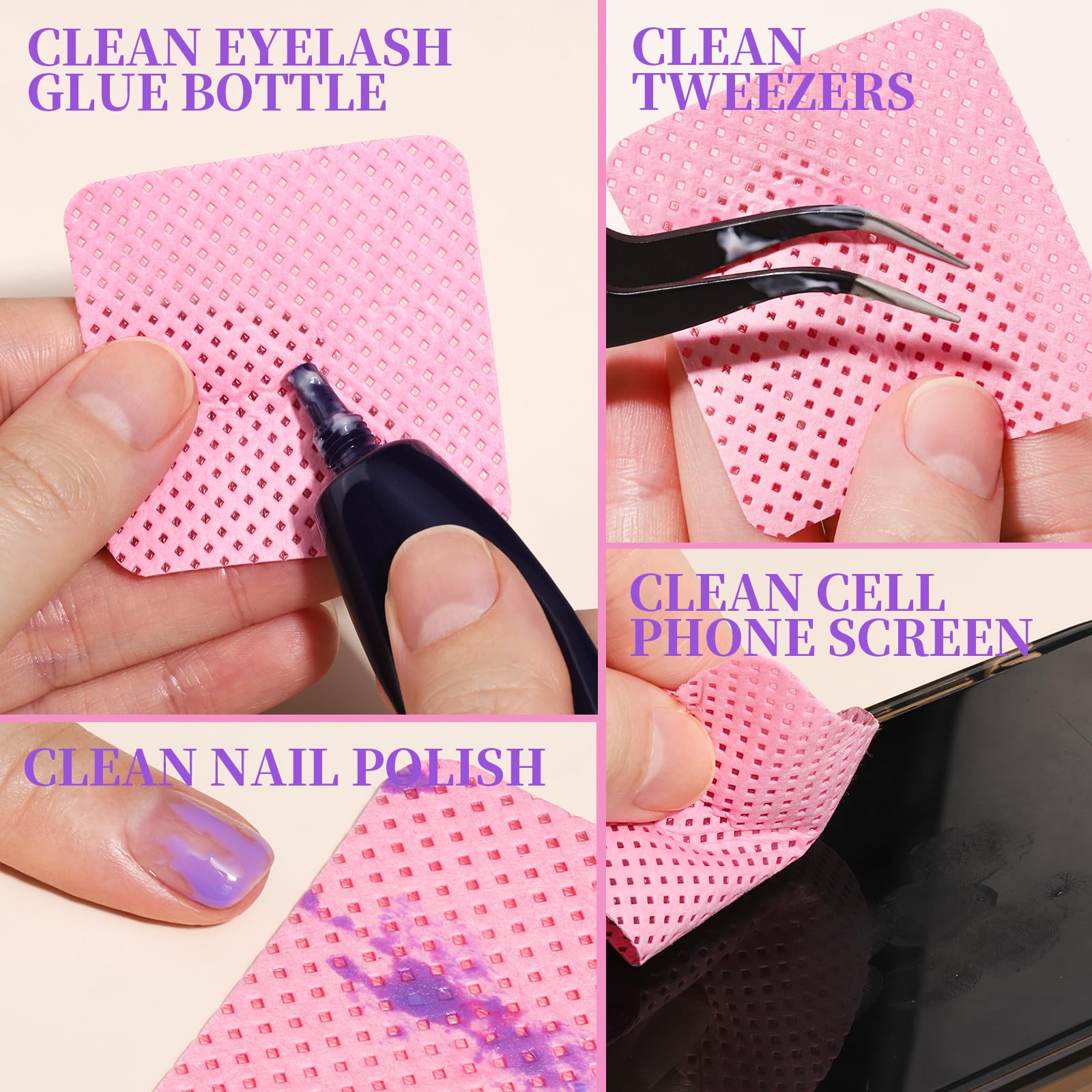 200Pcs Lint Free Nail Cleaning - Gel Nail Polish incelemesi ve fiyatı