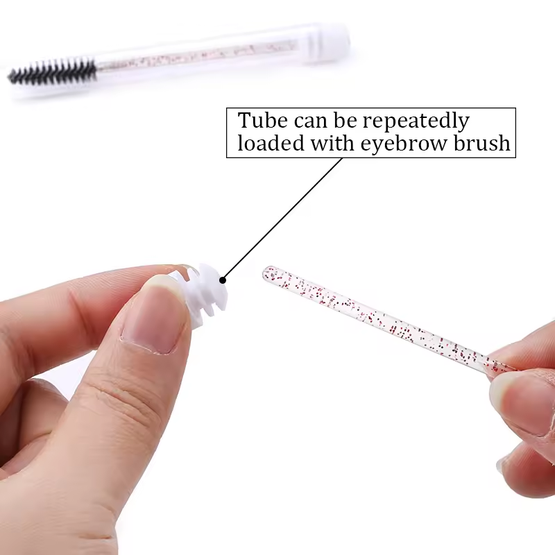 Eyelash Brush Tube With Eyebro - Beauty Makeup Vanity incelemesi ve fiyatı