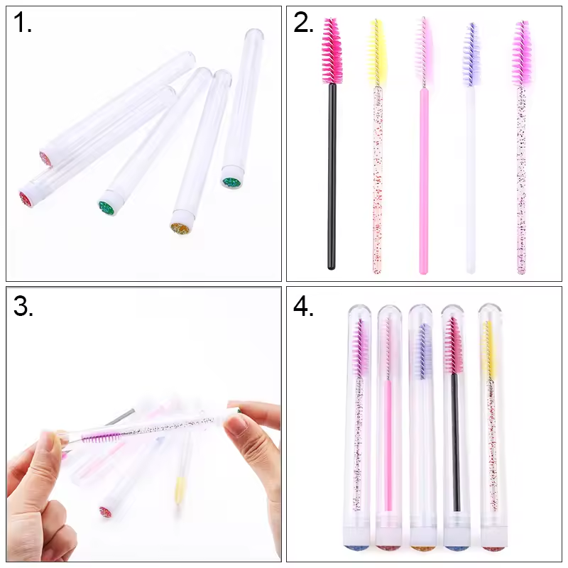 Eyelash Brush Tube With Eyebro - Beauty Makeup Vanity incelemesi ve fiyatı