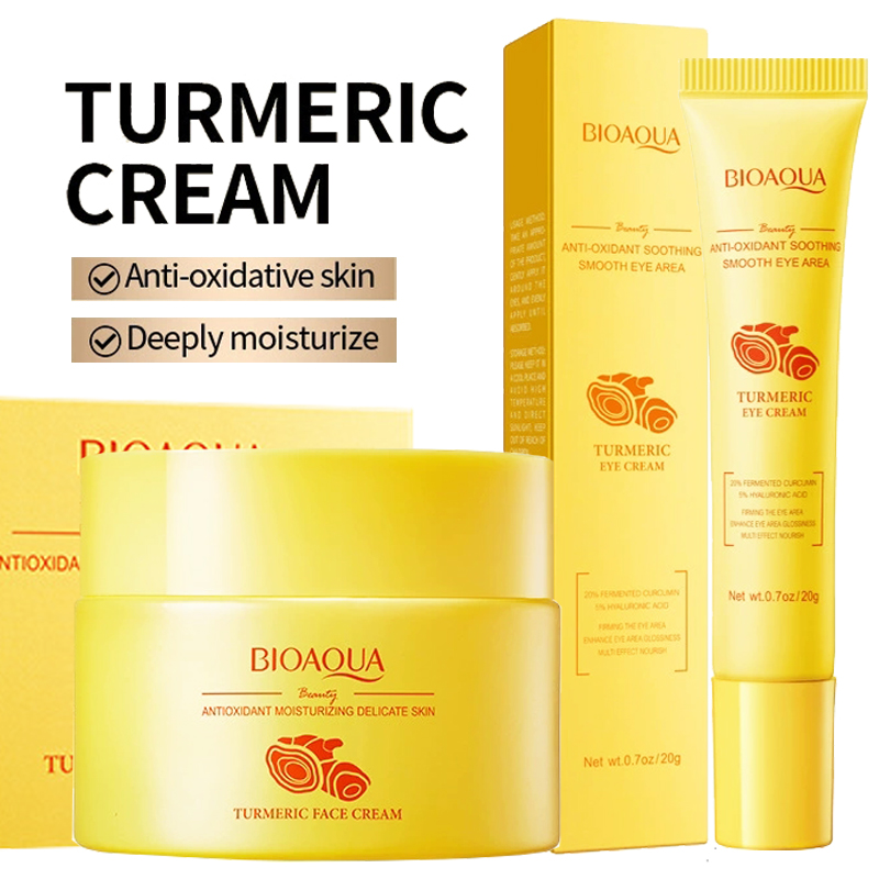 BIOAQUA Turmeric Skin Care Set - Anti-Aging Face Cream incelemesi ve fiyatı