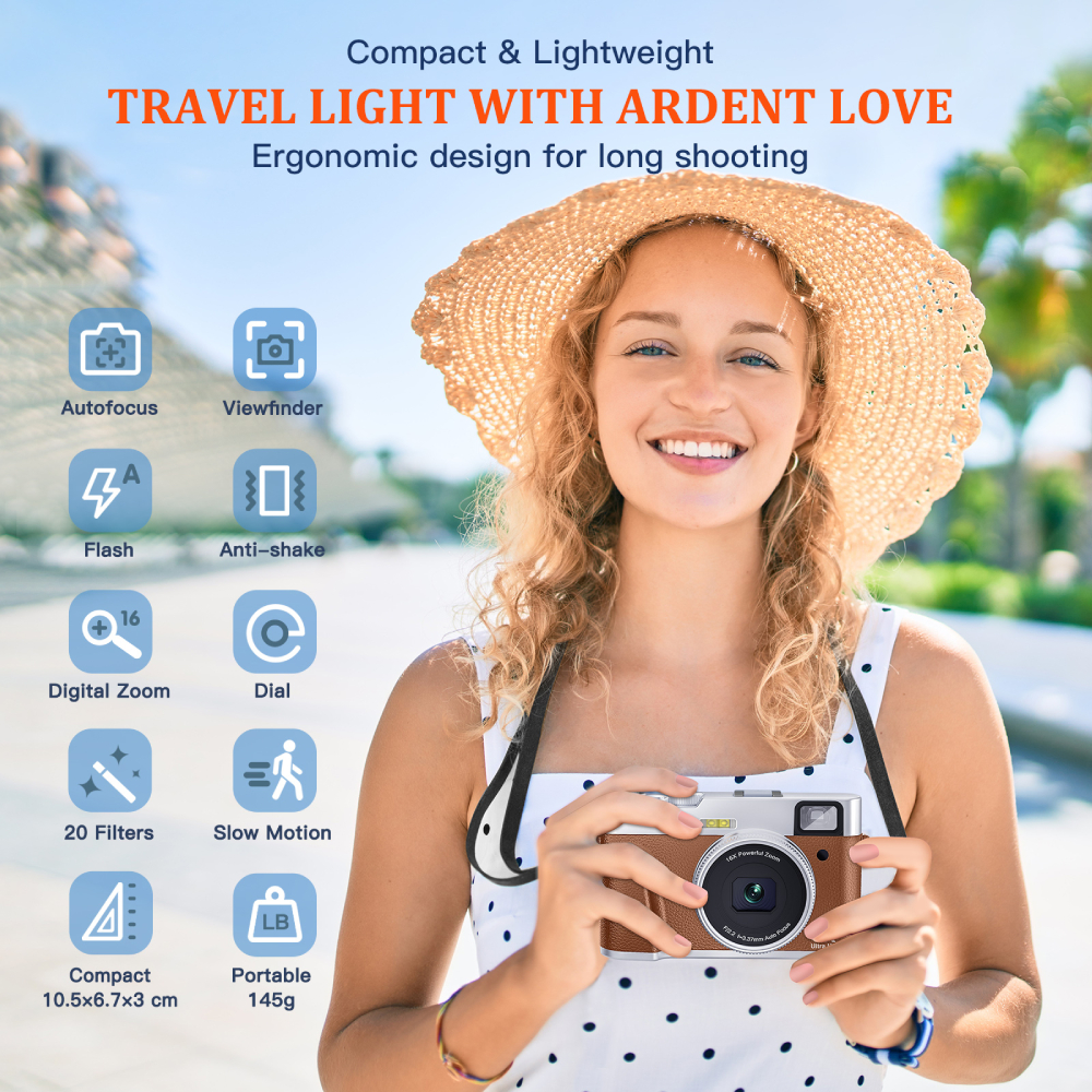 4K Digital Camera Auto Focus 4 - Beauty Makeup Video incelemesi ve fiyatı