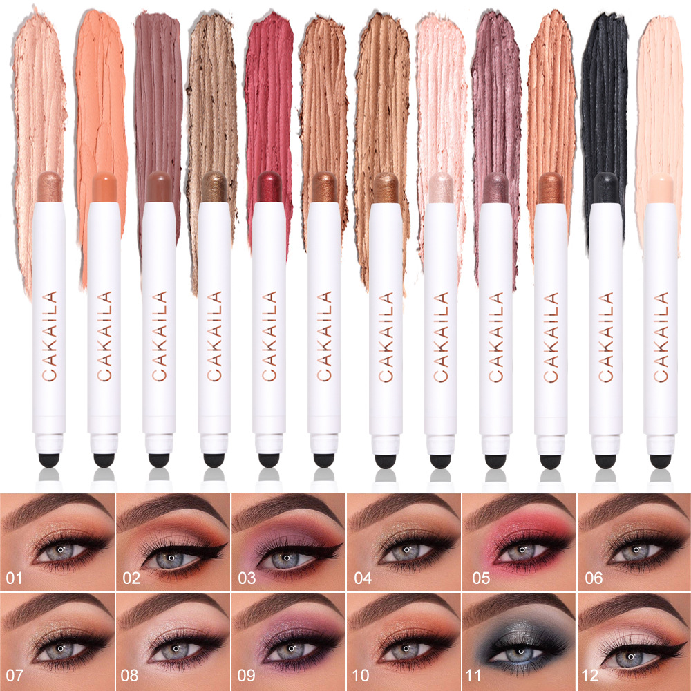 12 Color Dual Ended Eyeshadow  - Beauty Makeup Store incelemesi ve fiyatı
