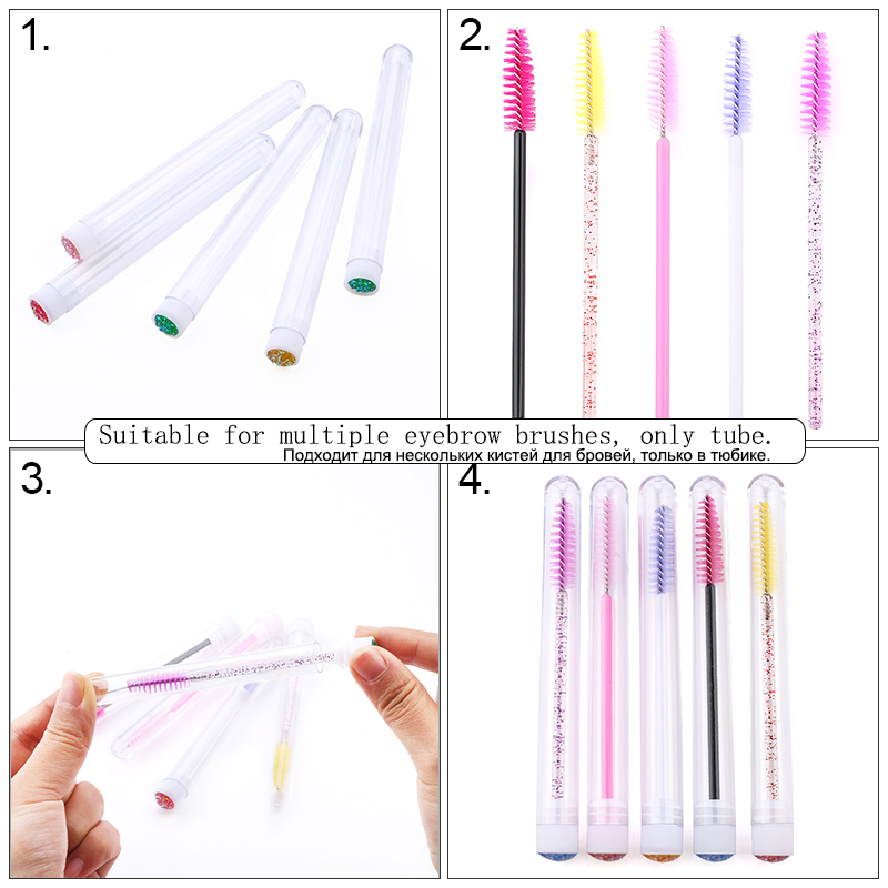 20Pcs Reusable Eyebrow Brush T - Beauty Makeup Youtube incelemesi ve fiyatı