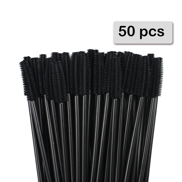 50pcs Silicone Mascara Wands A - Beauty Makeup Vanity incelemesi ve fiyatı