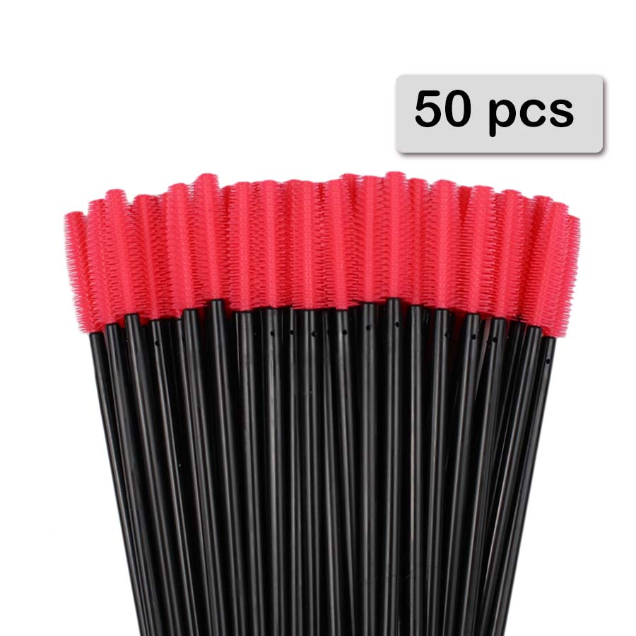 50pcs Silicone Mascara Wands A - Beauty Makeup Vanity incelemesi ve fiyatı
