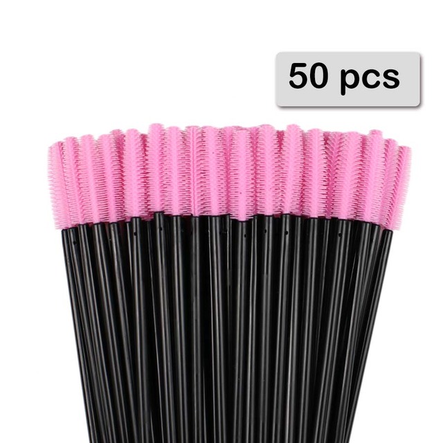 50pcs Silicone Mascara Wands A - Beauty Makeup Vanity incelemesi ve fiyatı