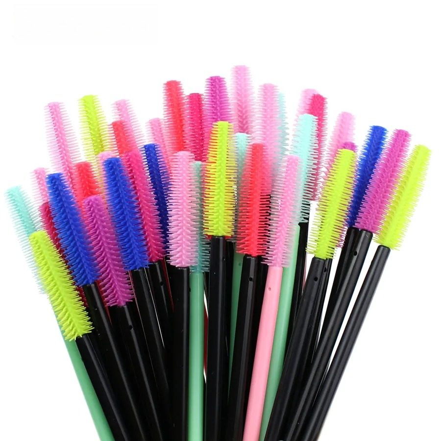 50pcs Silicone Mascara Wands A - Beauty Makeup Vanity incelemesi ve fiyatı