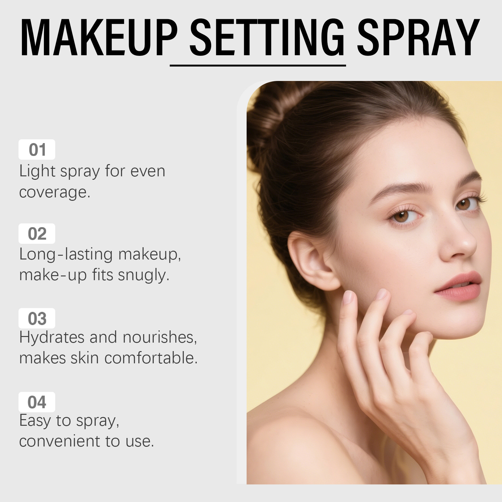 Make-Up Setting Spray Mattifyi - Beauty Makeup Fixer Natural incelemesi ve fiyatı